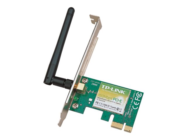 150M Wireless N PCI Express Lite Adapter, Atheros chipset, PCIe x1 form factor for each PCIe slot, 802.11n/b/g assisted QSS (Quick Setup Security) / WPS, with detachable antenna