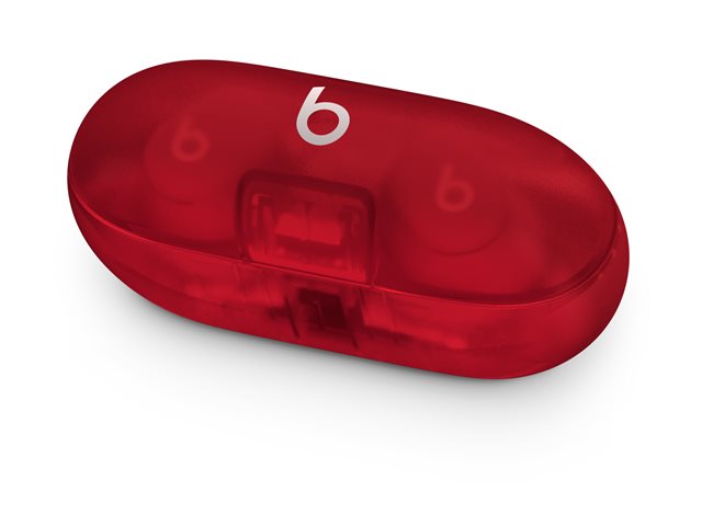 Beats Solo Buds - True wireless earphones with mic - in-ear - Bluetooth - transparent red