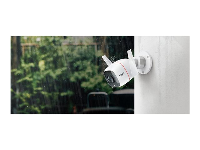 TP-Link TC65 V1 - Network surveillance camera - outdoor - weatherproof - colour (Day&Night) - 3 MP - 1296p - fixed focal - audio - wireless - Wi-Fi - H.264 - DC 9 V