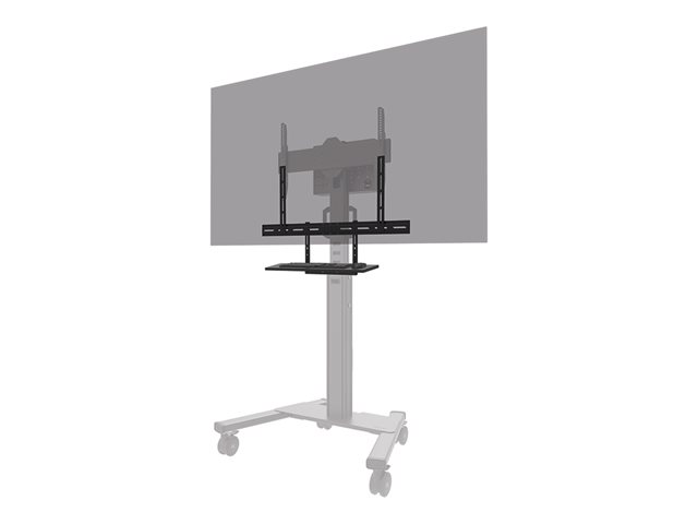 Neomounts AV40-500BL - Mounting kit (mount bracket, keyboard shelf) - for keyboard / mouse - universal - black - screen size: 43\"-110\" - VESA-mountable