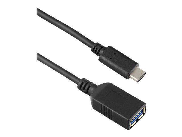 Targus - USB adapter - 24 pin USB-C (M) to USB Type A (F) - USB 3.1 Gen 1 - 3 A - 15 cm - black - Europe