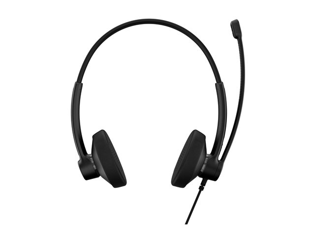 EPOS IMPACT 100 Series - Headset - on-ear - wired - USB-A, USB-C - black - Certified for Microsoft Teams