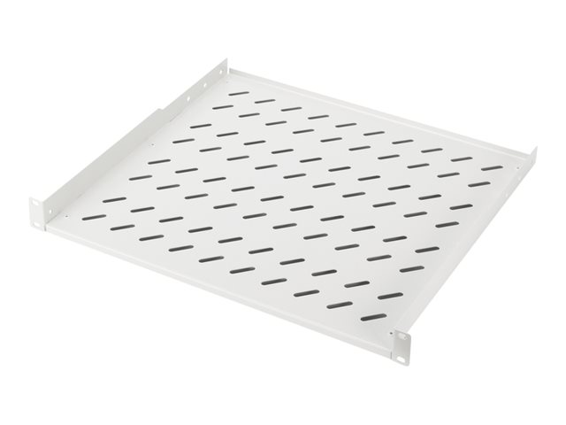 1U FIXED SHELF FOR RACKS FROM 600 MM DEPTH 44X482X399 MM UP TO 15 KG GREY (RAL 7035)