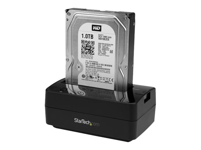 StarTech.com USB 3.1/eSATA Drive Docking Station for 2.5\"/3.5\" SATA Drives - External USB 3.1 (10Gbps) Hard Drive Dock w/ UASP (SDOCKU313E) - HDD docking station - bays: 1 - 2.5\", 3.5\" - SATA 6Gb/s - eSATA, USB 3.1 (Gen 2) - black