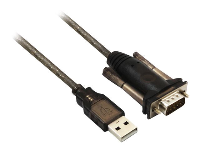 ACT - Seriële kabel - USB (M) naar DB-9 (M) - 1.5 m - duimschroeven - zwart