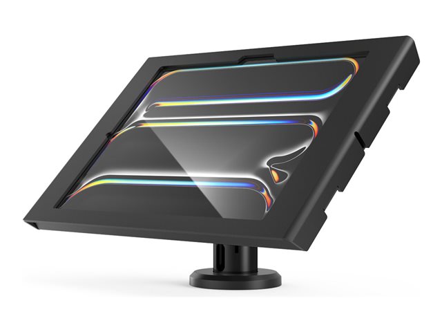 Compulocks iPad Pro M4 13\" (2024), Apex Enclosure Tilting Stand 4\" - Mounting kit (enclosure, stand) - exposed front/back camera and sensors - for tablet - lockable - metal frame - black - screen size: 13\" - wall-mountable - for Apple 13-inch iPad Pro (M4)