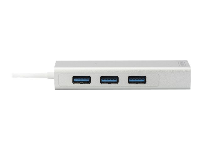 USB 3.0 3-PORTS HUB GIGABIT LAN