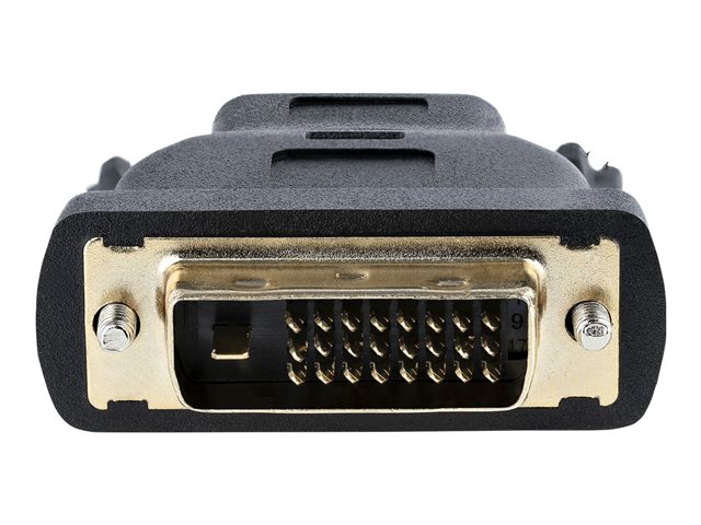 StarTech.com HDMI to DVI-D Video Cable Adapter - F/M - HD to DVI - HDMI to DVI-D Converter Adapter (HDMIDVIFM) - Adapter - dual link - HDMI female to DVI-D male - black - for P/N: HDMM1MP, HDMM2MP, HDMM3MP, RKCOND17HD, SV231DHU34K6, SV231HU34K6, SV43