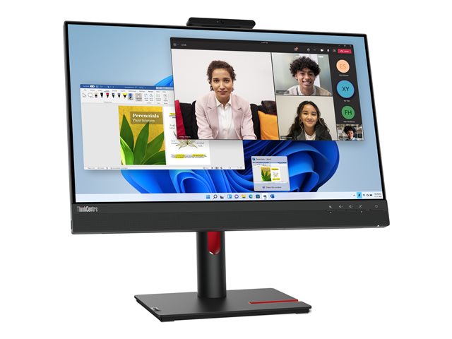 Lenovo ThinkCentre Tiny-in-One 24 Gen 5 - LED monitor - 23.8\" (23.8\" viewable) - touchscreen - 1920 x 1080 Full HD (1080p) @ 60 Hz - IPS - 250 cd/m² - 1000:1 - 4 ms - HDMI, DisplayPort - speakers - raven black