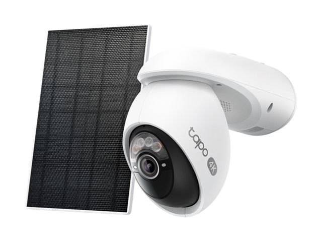 Tapo C660 KITSolar-Powered Pan/Tilt Security Camera Kit4K Ultimate Clarity: The camera features 4K 8MP resolution and 18× digital zoom for superior clarity.Free Person/Pet/Vehicle Detection: The camera identifies people, pets, and vehicles, reducing