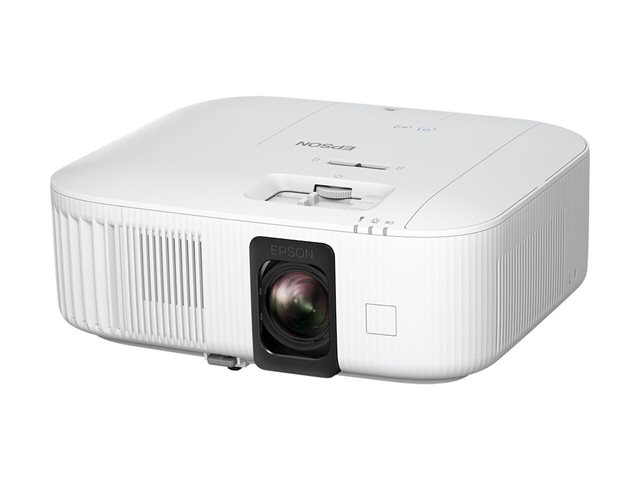 Epson EH-TW6250 - 3LCD projector - 2800 lumens (white) - 2800 lumens (colour) - 3840 x 2160 (3 x 1920 x 1080) - 16:9 - 4K - 802.11ac wireless - black / white - Android TV