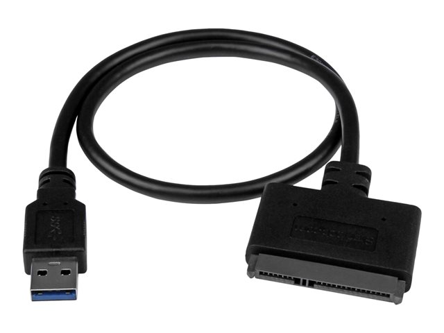 StarTech.com USB 3.1 to 2.5\" SATA Hard Drive Adapter - USB 3.1 Gen 2 10Gbps with UASP External HDD/SSD Storage Converter (USB312SAT3CB) - Storage controller - 2.5\" - SATA 6Gb/s - USB 3.1 (Gen 2) - black