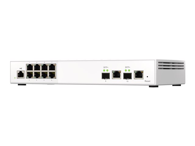 QNAP QSW-M2108-2C - Switch - Managed - 2 x 10 Gigabit SFP+ + 8 x 2.5GBase-T - desktop