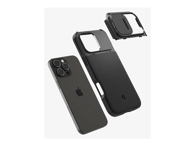 Spigen iPhone 16 Pro Max Optik Armor MagFit Black