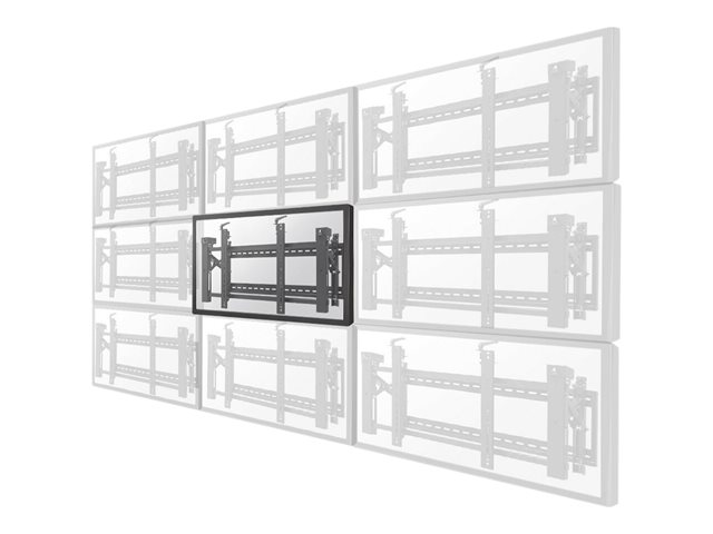 Neomounts LED-VW2000BLACK - Bracket - for flat panel - lockable - black - screen size: 32\"-75\" - wall-mountable