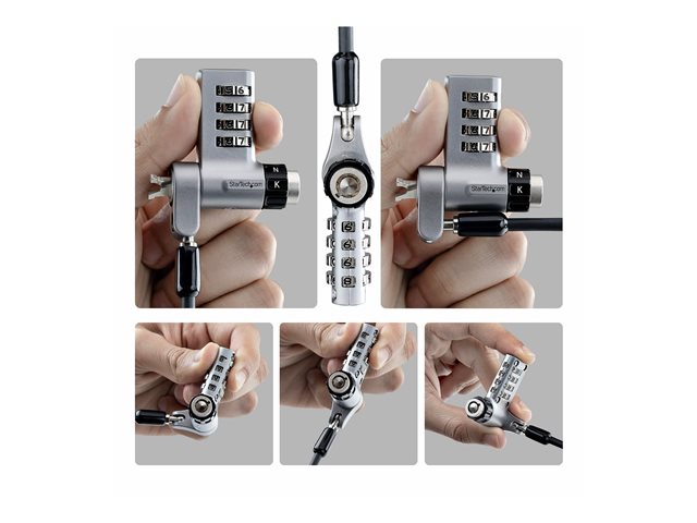 10-Pack 3-in-1 Dual-Access Laptop Lock