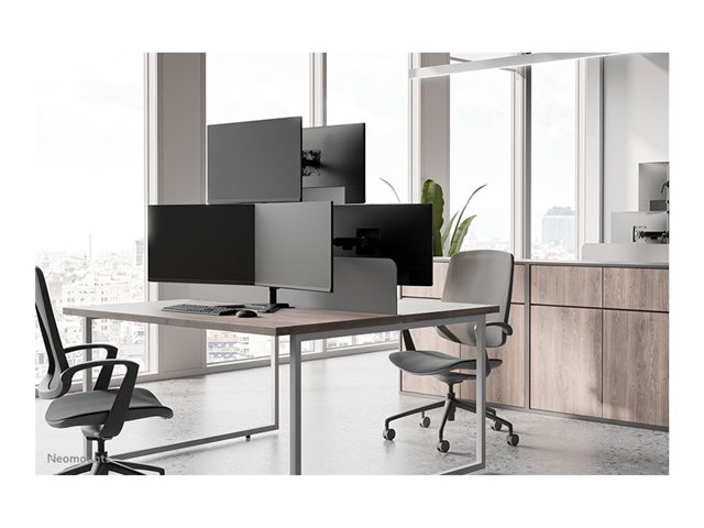 Neomounts NERO Triple monitor stand 10-32i