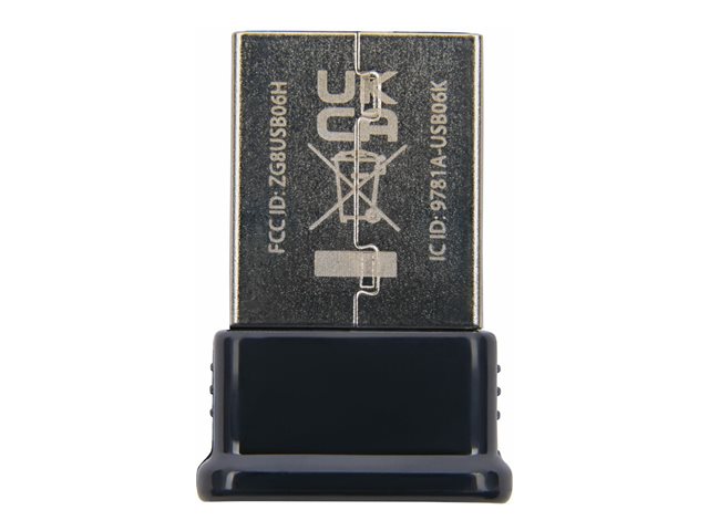 StarTech.com Bluetooth Adapter - Mini USB Adapter - Bluetooth 2.1 - Class 1 EDR - Bluetooth Receiver (USBBT1EDR2) - Network adapter - USB - Bluetooth 2.1 EDR - Class 1 - black