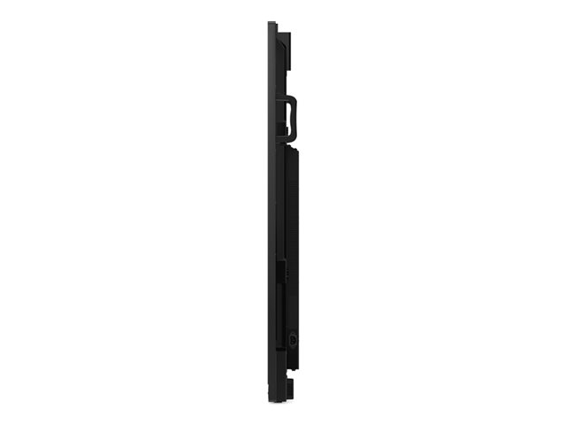 Lenovo ThinkVision T75 - 75\" Diagonal Class LED-backlit LCD display - interactive - with touchscreen (multi touch) / 8-microphone array / 4K camera - Smart TV - Android - 4K UHD (2160p) 3840 x 2160 - HDR - Direct LED
