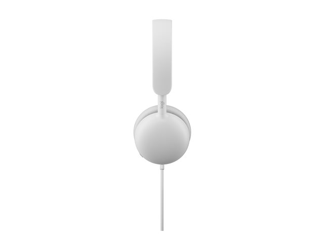 Logitech Zone Wired 2 - Headset - on-ear - wired - active noise cancelling - off-white