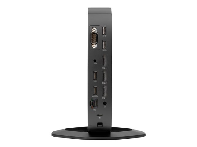HP t640 - Thin client - SFF - 1 x Ryzen Embedded R1505G / 2.4 GHz - RAM 4 GB - flash 16 GB - Radeon Vega 3 - GigE - HP ThinPro - monitor: none