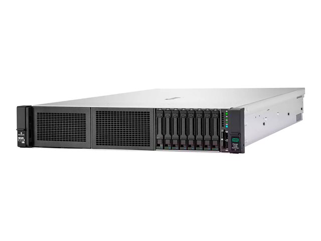 HPE ProLiant DL385 Gen10 Plus V2 - Server - rack-mountable 2U - 2-way - 1 x EPYC 7252 / up to 3.2 GHz - RAM 32 GB - SAS - hot-swap 2.5\" bay(s) - no HDD - 10 Gigabit Ethernet - monitor: none