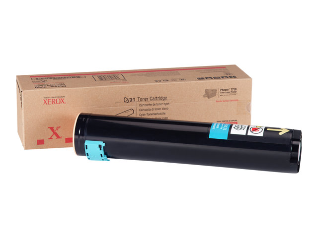 Xerox Phaser 7750 - Cyan - original - toner cartridge - for Phaser 7750B, 7750DN, 7750DX, 7750DXF, 7750GX, EX7750DXF, EX7750GX