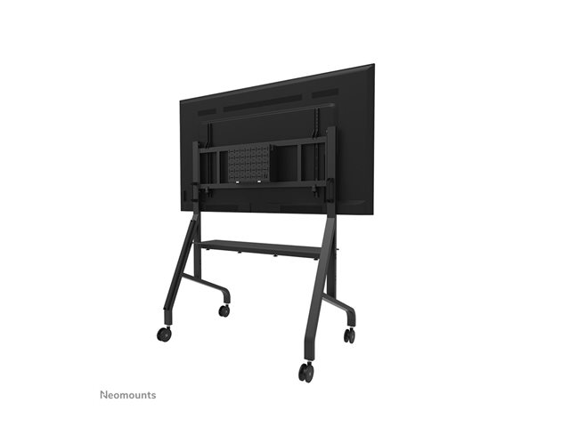 Neomounts FL50-575BL1 - Cart - sturdy - for display stand - floor stand - lockable - steel - black - screen size: 65\"-115\"