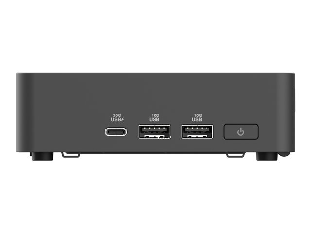 ASUS NUC 15 Pro Slim Kit RNUC15CRKC700000 - Barebone - mini PC 1 x Core Ultra 7 240H / up to 5.2 GHz - vPro - RAM 0 GB - Intel Graphics - IEEE 802.11ax (Wi-Fi 6), IEEE 802.11be (Wi-Fi 7), Bluetooth 5.4, Gigabit Ethernet, 2.5 Gigabit Ethernet - black