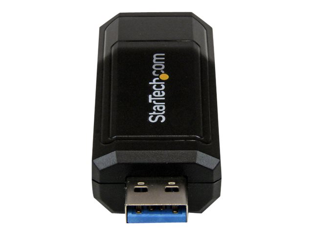 StarTech.com USB 3.0 to Gigabit Ethernet NIC Network Adapter - 10/100/100 Mbps Network Adapter - USB to Ethernet LAN Adapter - USB to RJ45 (USB31000NDS) - Network adapter - USB 3.0 - Gigabit Ethernet - black