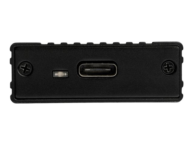 StarTech.com USB-C (10Gbps) to M.2 NVMe SSD Enclosure - Portable M.2 PCIe Aluminum Case - 1GB/s Read & Write - Mac & PC - Storage enclosure - M.2 - M.2 Card - USB 3.1 (Gen 2) - black