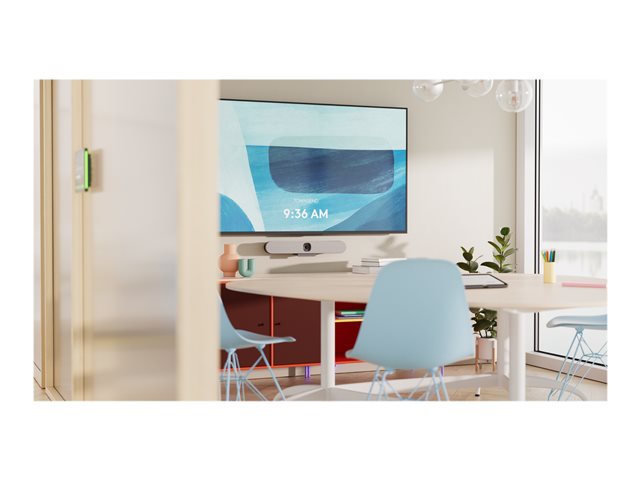 Logitech - Video conferencing cover - front - off-white - for Rally Bar Huddle