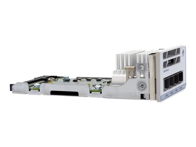 Cisco Catalyst 9200 Series Network Module - Expansion module - Gigabit Ethernet x 4 - for P/N: C9200-48PL-A++, C9200-48PL-E++, C9200L-24P-4G-E-INTERPAPER, C9200L-48P-4G-E-B&H