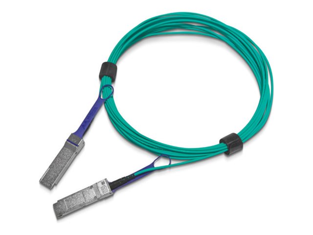 NVIDIA - Fibre Channel cable - QSFP (M) - 5 m - active