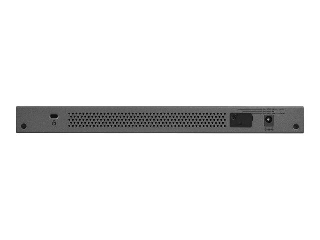 NETGEAR GS116LP - Switch - 16 x 10/100/1000 (PoE+) - desktop, rack-mountable, wall-mountable - PoE+ (76 W) - DC power