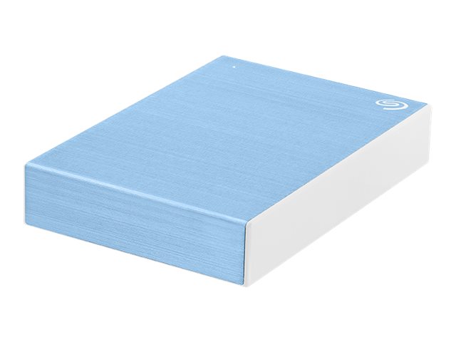 Seagate One Touch STKZ4000402 - Hard drive - 4 TB - external (portable) - USB 3.0 - light blue - with Seagate Rescue Data Recovery