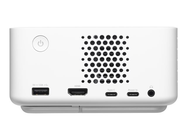 Optoma ML1080 - DLP projector - laser - portable - 1200 lumens - Full HD (1920 x 1080) - 16:9 - 1080p - short-throw fixed lens - white