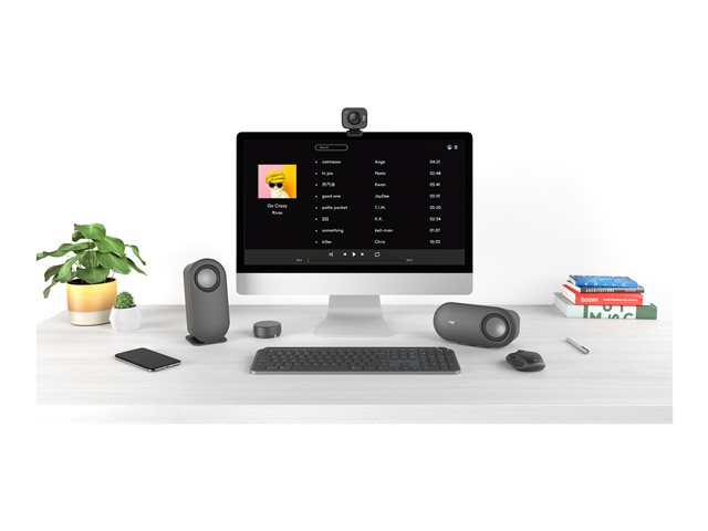 Logitech StreamCam - Live streaming camera - colour - 1920 x 1080 - 1080p - audio - USB-C 3.1 Gen 1 - MJPEG, YUY2