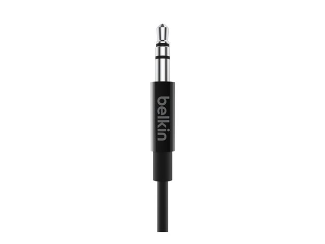 Belkin RockStar - Audio cable - 24 pin USB-C male to mini-phone stereo 3.5 mm male - 91.4 cm - black