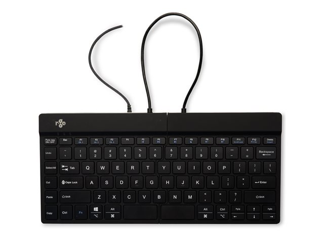 Split Ergonomisch Toetsenbord QWERTY(US) Zwart Bedraad