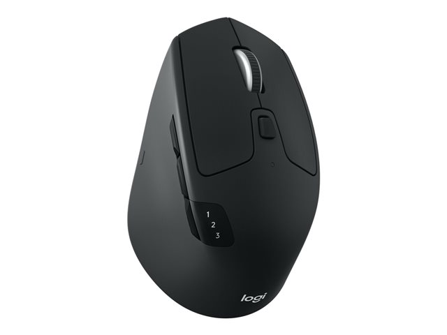 Logitech M720 Triathlon - Mouse - right-handed - optical - 7 buttons - wireless - Bluetooth, 2.4 GHz - USB wireless receiver
