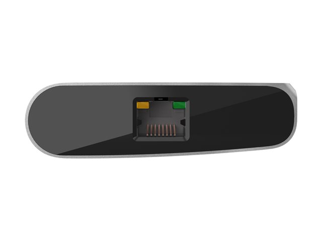 Belkin CONNECT 8-in-1 Dual Display Core Hub - Docking station - USB-C - 2 x HDMI - 1GbE