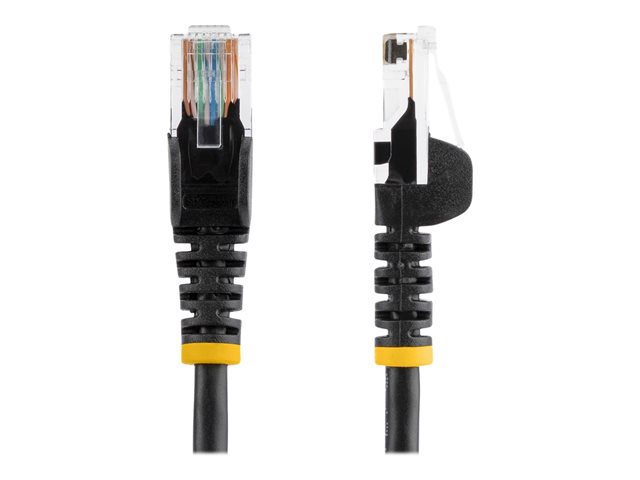 StarTech.com 5m Black Cat5e / Cat 5 Snagless Patch Cable 5 m - Patch cable - RJ-45 (M) to RJ-45 (M) - 5 m - UTP - CAT 5e - snagless - black
