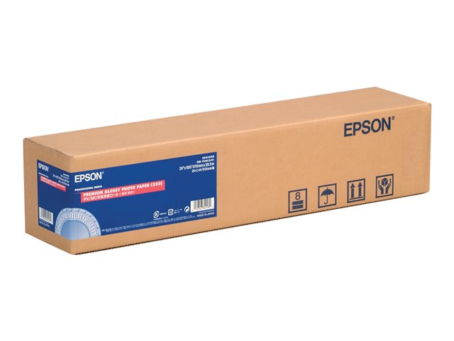 Epson Premium - Glossy - Roll (61 cm x 30.5 m) - 260 g/m² - 1 roll(s) photo paper - for SureColor SC-P10000, P20000, P6000, P7000, P7500, P8000, P9000, P9500, T3200, T5200, T7200