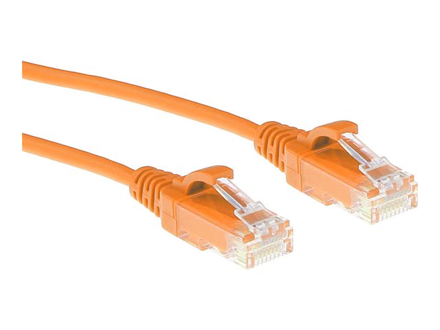 CAT6 U/UTP SLIMLINE OR 1.00M. 1 stk