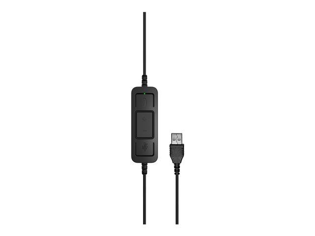 EPOS IMPACT SC 60 USB ML - Headset - on-ear - wired - USB - black with orange colour highlights