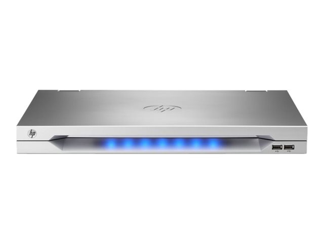 HPE LCD8500 - KVM console - USB - 18.51\" - rack-mountable - 1600 x 1200 @ 60 Hz - 187 cd/m² - 700:1 - 16 ms - silver - 1U - for 11000 G2 Series, ProLiant DL20 Gen9, DL580 Gen9, MicroServer Gen8, ML110 Gen9, ML350p Gen8