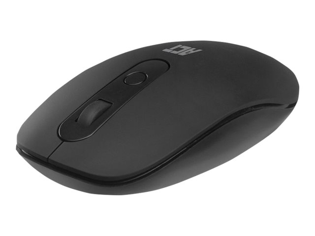 Muis - rechts- en linkshandig - 3 knoppen - draadloos - 2.4 GHz - USB draadloze ontvanger - zwart