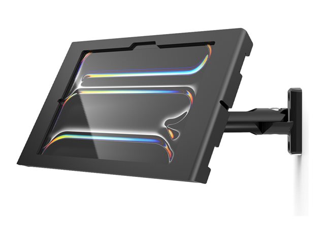 Compulocks iPad Air M2 13\" (2024), Apex Enclosure Swing Wall Mount - Mounting kit (stand, enclosure, wall mount) - for tablet - lockable - metal frame - black - screen size: 11\" - wall-mountable - for Apple 11-inch iPad Pro (M4)