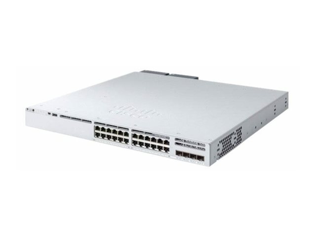 Cisco Catalyst 9300L - Network Advantage - switch - L3 - Managed - 24 x 10/100/1000 (UPOE) + 4 x 10 Gigabit SFP+ (uplink) - rack-mountable - UPOE (880 W)
